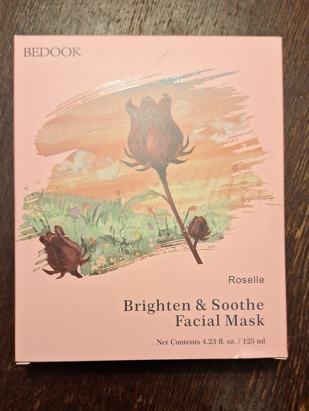Roselle Brighten & Soothe Facial Mask - Pink
